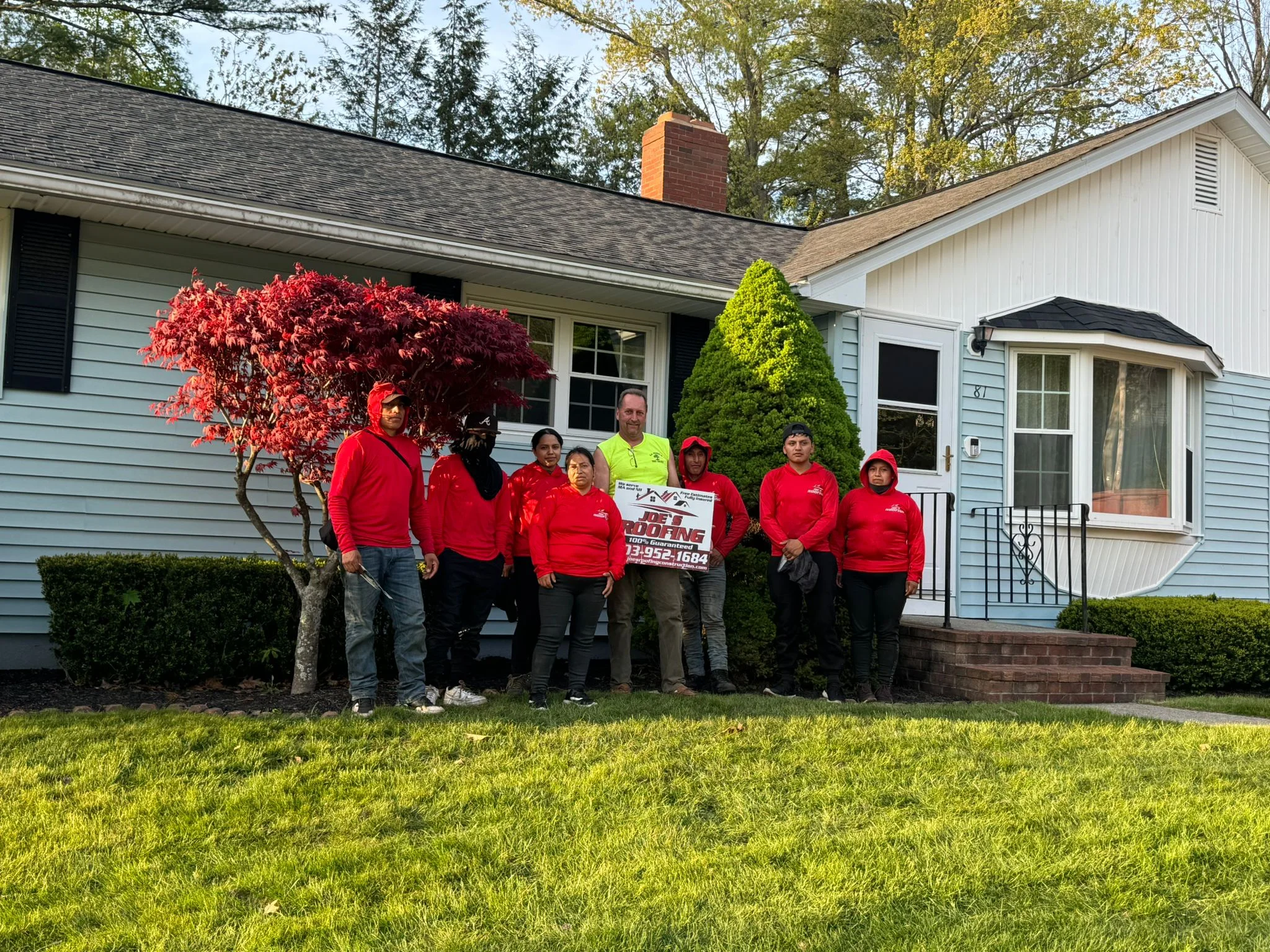 Joe's Roofing Team Photo - Joe's Roofing