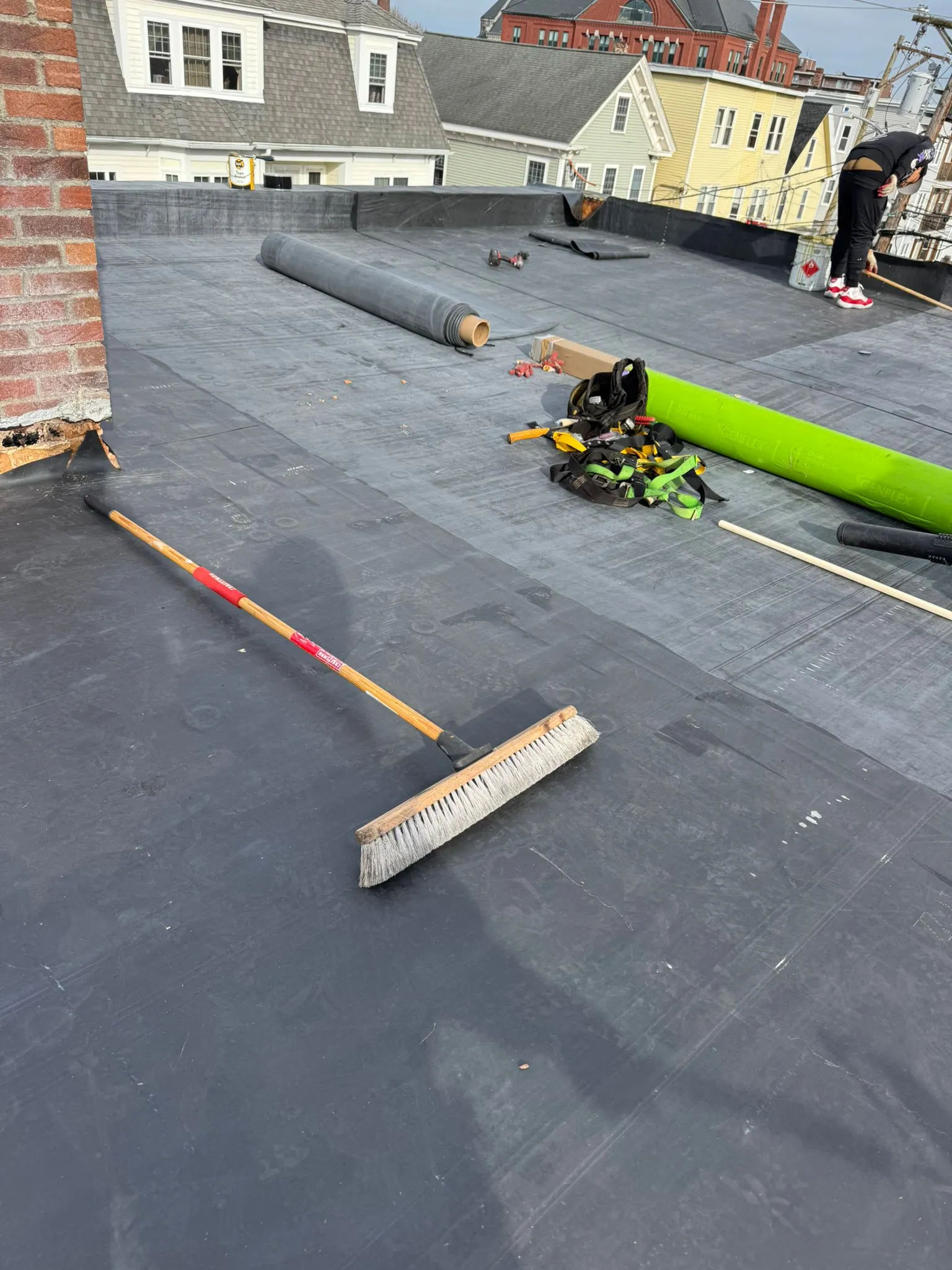 Flat Roof installation Massachusetts